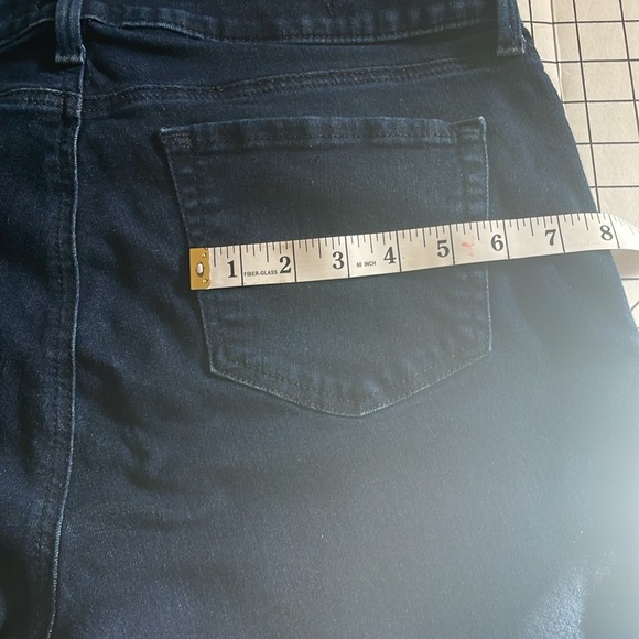 Nydj dark wash jeans, size 14, Sheri slim fit, no holes or distressing - Picture 9 of 9